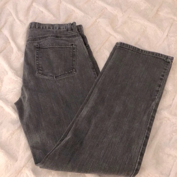 JONES NEW YORK HIGH WAISTED STRETCH DENIM JEANS BLACK SIZE 6 - Picture 5 of 10
